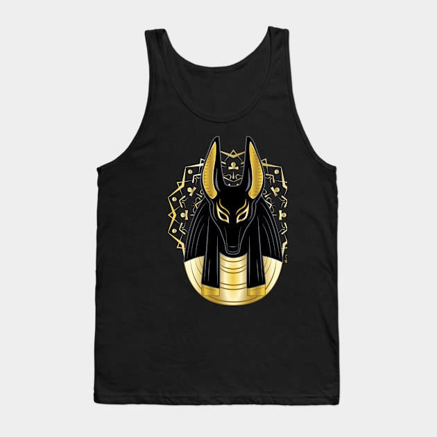 Anubis Tank Top by HagalArt